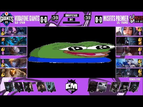 Casting Practise | EU Masters; Vodafone Giants vs Misfits Premier (Day 1)