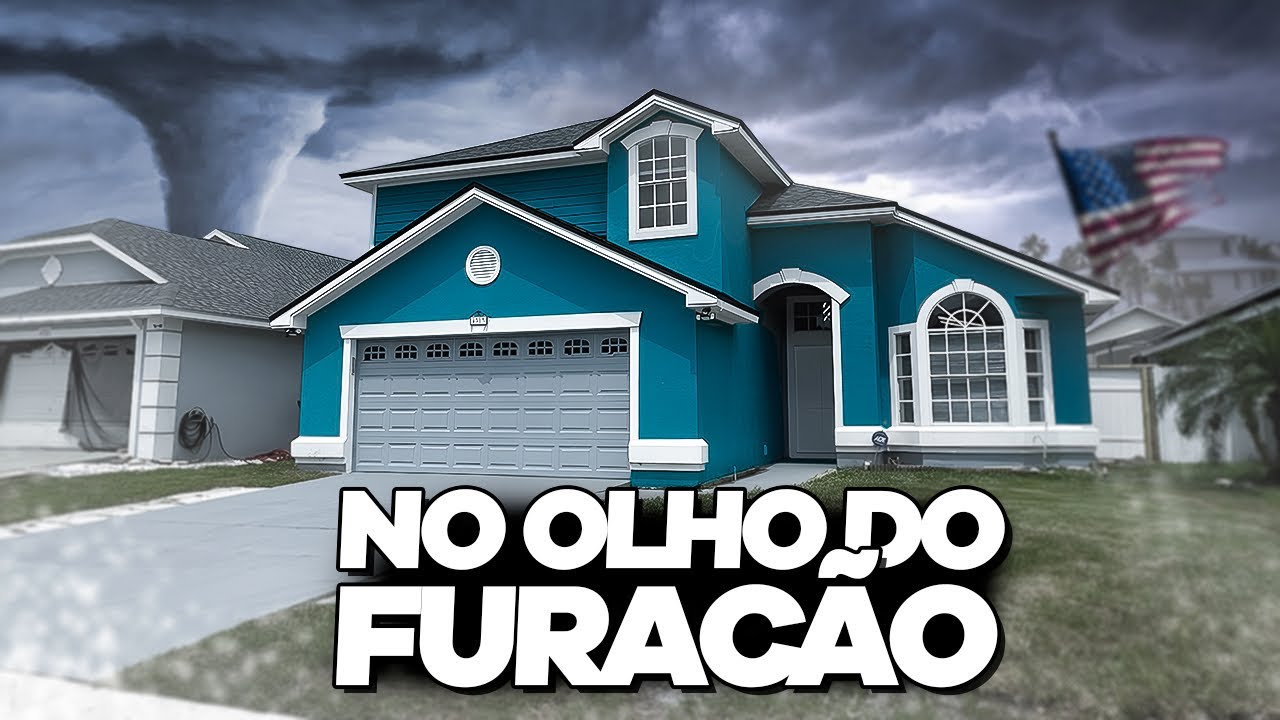 FURACÃO MILTON PASSOU POR CIMA DA MINHA CASA EM ORLANDO