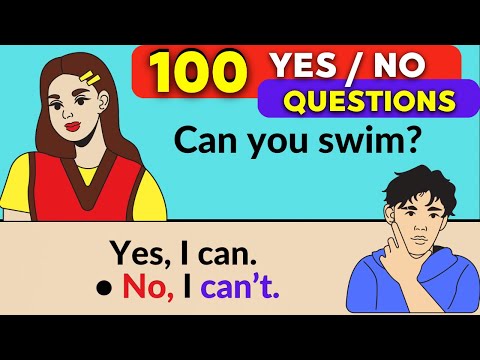 Learning English Speaking with 100 Yes / No Questions and Answers ✅