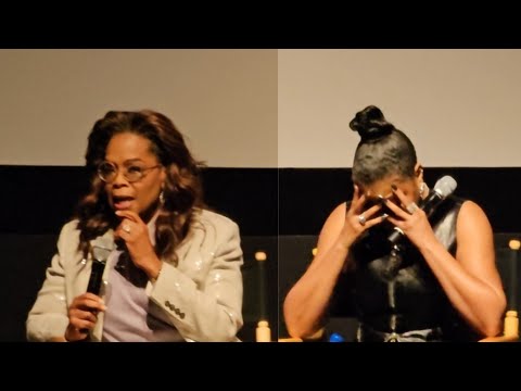 The Color Purple Q&A, Taraji P Henson breaks down in tears, Oprah talks NAACP protesting the movie