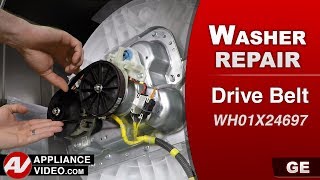 GE Washer - Basket Will Not Spin - Drive Belt Repair and Diagnostic