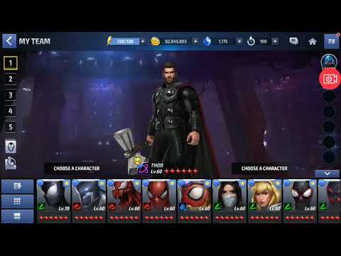 Shadowland Solo Thor Infinity War vs. X-Men Teams 1 & 2 Floor 25 Marvel Future Fight