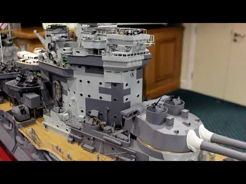 HMS Warspite 1/72 scale (built by Colin Vass)(part 1 of 6)