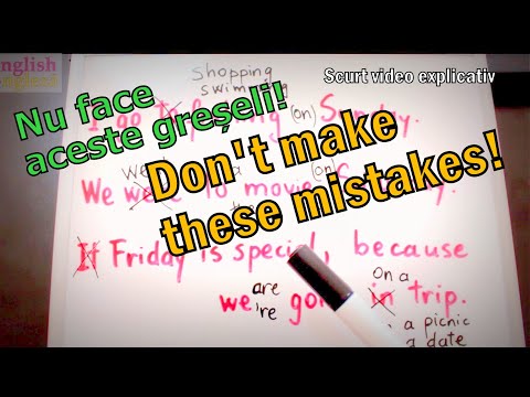 Lectia de Engleza - 𝐂𝐎𝐑𝐄𝐂𝐓𝐀𝐌 𝐔𝐍 𝐄𝐗𝐄𝐑𝐂𝐈𝐓𝐈𝐔/𝐂𝐎𝐌𝐄𝐍𝐓𝐀𝐑𝐈𝐔 - Let's learn English #engleza #exercitiu