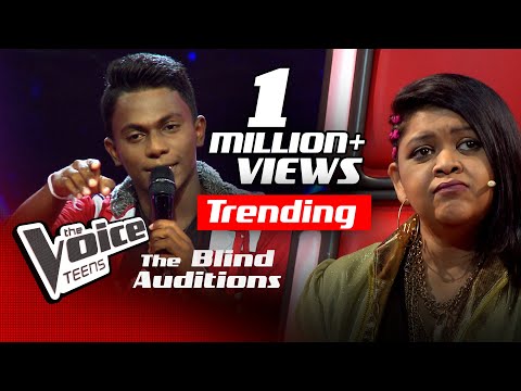 Manujaya Wiswantha | Man Ithaliye Thani Una(මං ඉතාලියේ)| Blind Auditions | The Voice Teens Sri Lanka