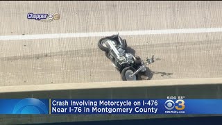 Police: Motorcyclist Dies Following Accident On I-476