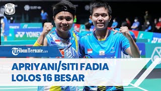 Ganda Putri Indonesia Apriyani/Siti Fadia Lolos 16 Besar Malaysia Masters 2023