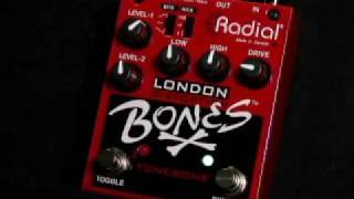 Video thumbnail for Radial London Bones Dual Distortion Pedal by ProGuitarShopDemos