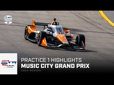 インディ2024 第19戦 ナッシュビル(市街地コース)フリープラクティス1ハイライト動画