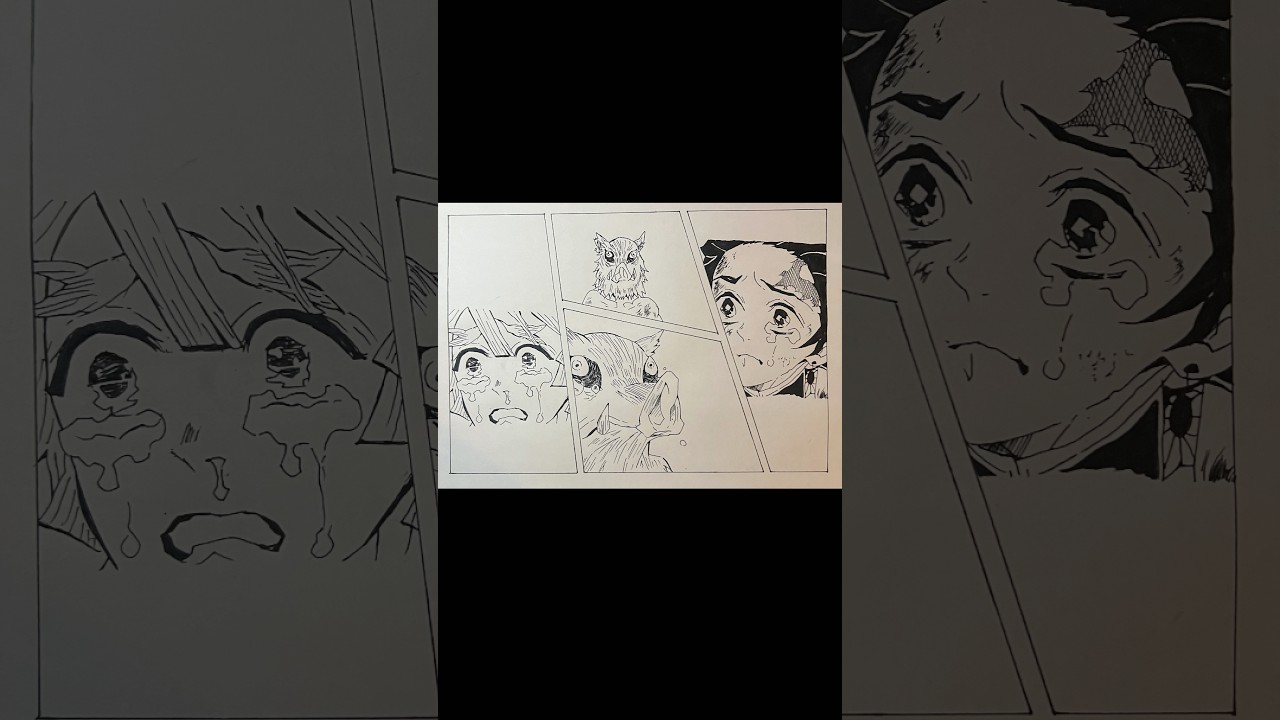 【鬼滅の刃】弱気なこと言ってんじゃねぇ！のシーンを一発描き！