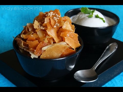 Daarsan (Honey Chips) Chinese Dessert Recipe