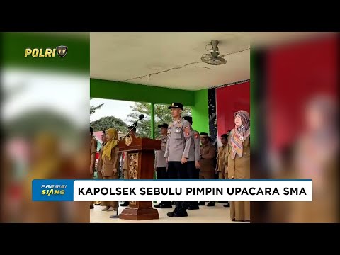 KAPOLSEK SEBULU IMBAU PELAJAR PATUHI LALU LINTAS DAN JAUHI NARKOBA