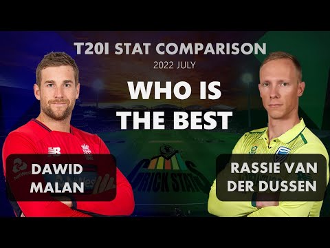 Dawid Malan vs Rassie van der Dussen T20 Stat Comparison - 2022 July | Crick Stats Episode 46
