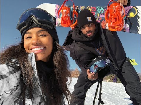 First Time Snowboarding Kendra Bailey