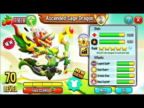 Dragon City: Hatching NEW Ascended Sage Dragon, the BEST Legendary Dragon 2021! 😱