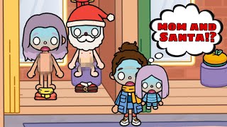 🎅❤ Mom Cheated On My Dad With Santa 😨💔 | Toca Life Christmas Story | Sad Love Story Toca Boca