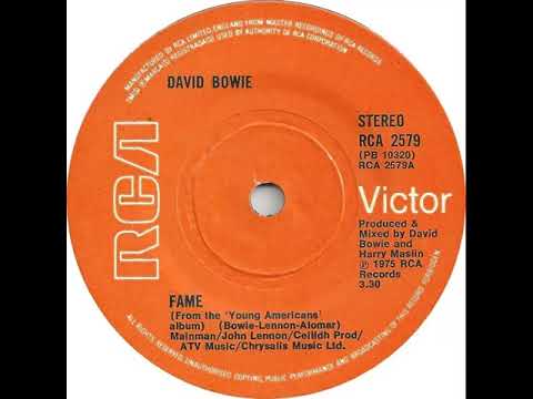 UK New Entry 1975 (179) David Bowie - Fame