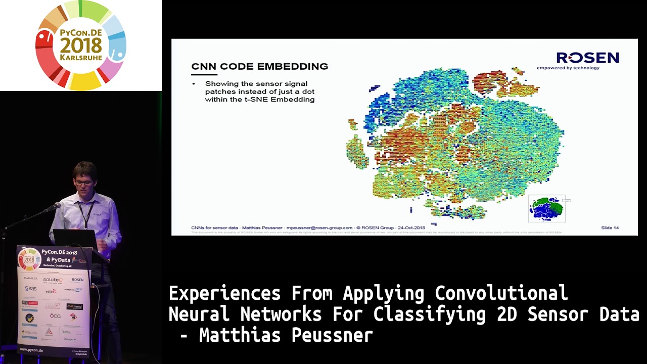PyCon.DE 2018: Applying CNNs For Classifying 2D Sensor Data - Matthias Peussner