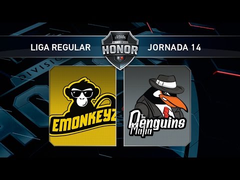 The Penguins Mafia vs eMonkeyz Club - #LoLHonor14 - Mapa 2 - Jornada 14 - T11