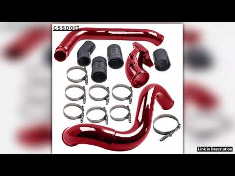 Turbo Intercooler Pipe Intake Elbow For 0307 Ford F250 60L Powerstroke Red Black New 2025 Version