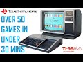 Over 50 Texas Instruments Ti 99 4a Games In Under 30 Mi