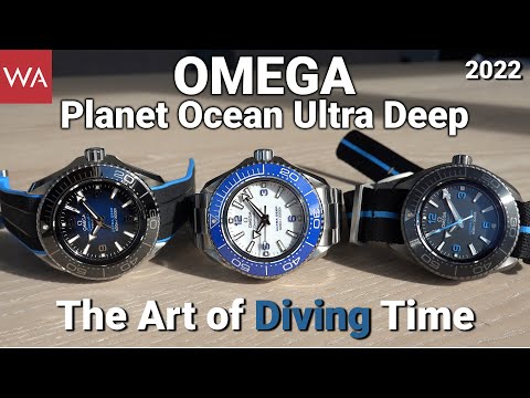 OMEGA Planet Ocean ULTRA DEEP. 6000 m / 20000 ft. The Art of Diving Time.