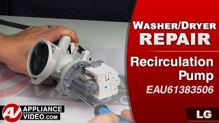 LG Washer Dryer Combo Unit - Recirculation Pump Diagnostic & Repair