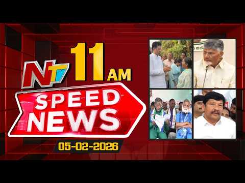Speed News | 11 AM News Headlines | 05-02-2026 | NTV Telugu