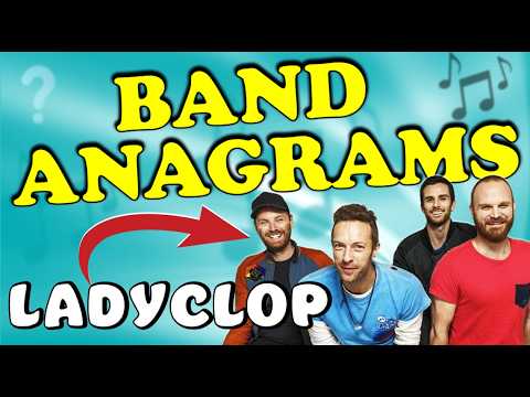 Guess The Band Anagram Quiz🎵Difficult!