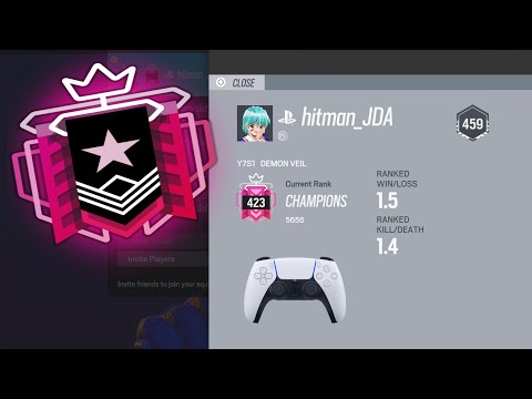 HOW A CONTROLLER CHAMPION ACTUALLY PLAYS RANK - Rainbow Six Siege Console