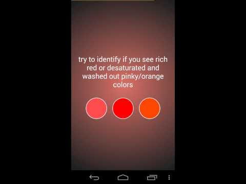 Red Desaturation Test Video