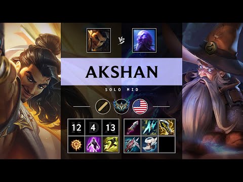 Akshan Mid vs Ryze - NA Challenger Patch 25.07