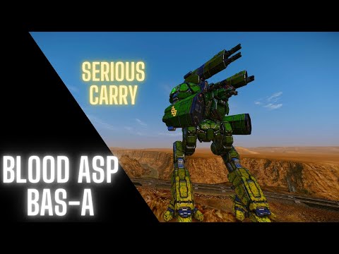 Blood Asp carry. MechWarrior Online (MWO).