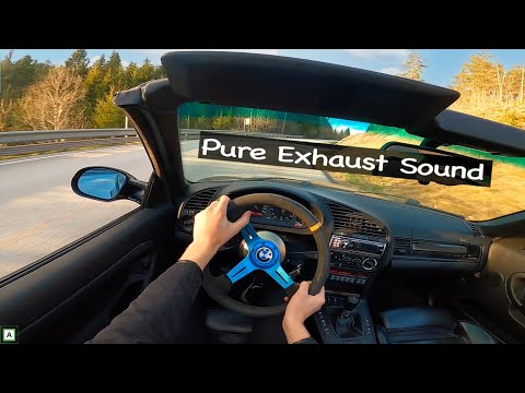 RAW POV SOUND! BMW E36 M3 S50B30 RUN AT 7800RPM!