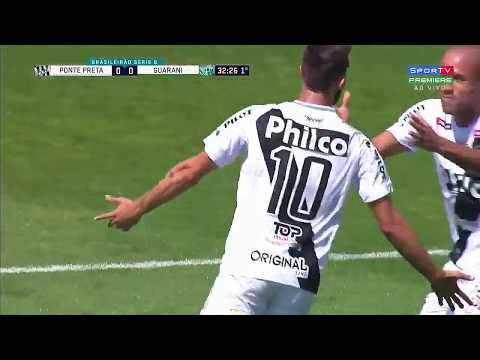 Gol - 🏁 Ponte Preta 1 x 0 Guarani 🇲🇴 - Brasileirão Série B 2019 (SporTV)