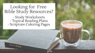 Free Printable Bible Study Resources