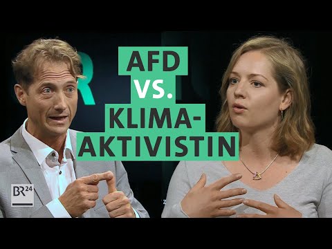 Streit um Klimaschutz - AfD vs. Klima-Aktivistin | Klimakrise | Münchner Runde | BR24