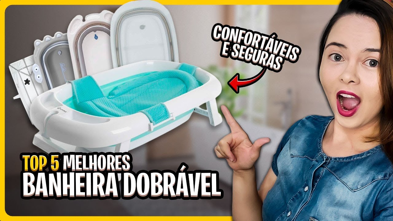 TOP 5 Melhores BANHEIRA DOBRÁVEL PORTÁTIL em 2023! Guia Completo e Comparativo ✅