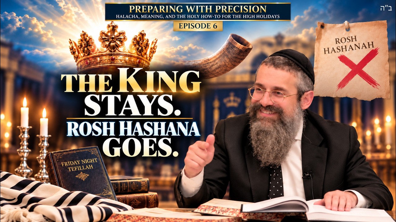 "Preparing with Precision" Holy How-To Series on the High Holidays #6 The KING — but NOT the HOLIDAY thumbnail