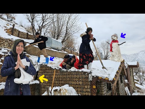 Heroic Battle of a Nomadic Mother in Mountain Snowstorm: The Gift That Saved Their Lives ❄️🏔️