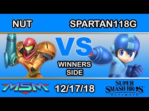 MSM 170 - Nut (Samus) Vs. Spartan118g (Megaman,Inkling) Winners R1 - Smash Ultimate
