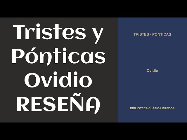 Vídeo relacionado con Tristes; Pónticas