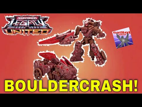 Transformers Legacy United Bouldercrash - GotBot True Review NUMBER 1142