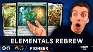 🥺 More Mutavault Plz 🥺 - ⚪🔵🔴🟢 - Four-Color Elementals - Pioneer