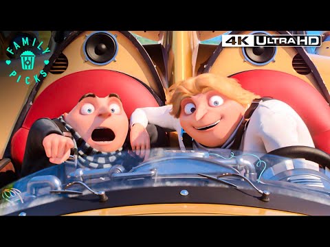 Gru and Dru Take Their Dad's Villain Car for a Joyride | Despicable Me 3