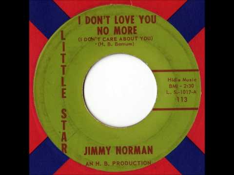 Клип Jimmy Norman - I Don't Love You No More