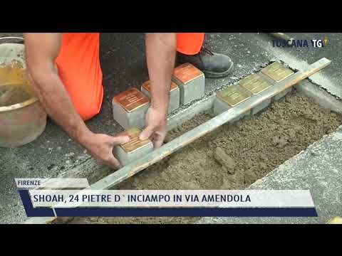 2021-05-05 FIRENZE - SHOAH, 24 PIETRE D'INCIAMPO IN VIA AMENDOLA