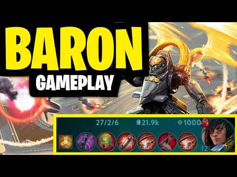 HYPERCARRY BARON - BARON LATE GAME IS POWERFULL | VAINGLORY 5V5 |