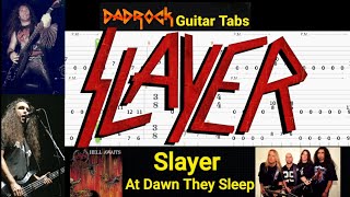 At Dawn They Sleep - Slayer - Guitar + Bass TABS Lesson