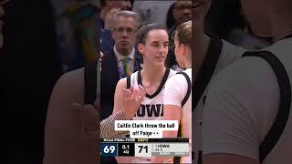 Caitlin Clark high IQ play 😅